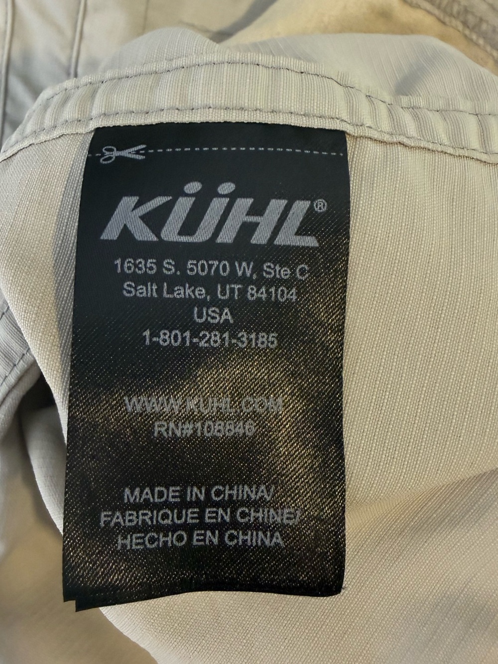 Kuhl Men's Light Khaki Button-Down Casual Shirt - Picture 6 of 6